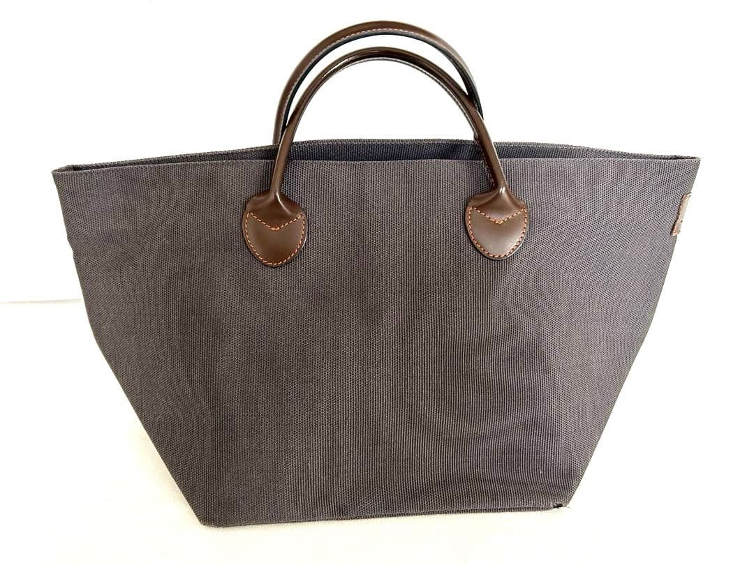 【Hervé Chapelier】エルベシャプリエ　舟形トートグレー