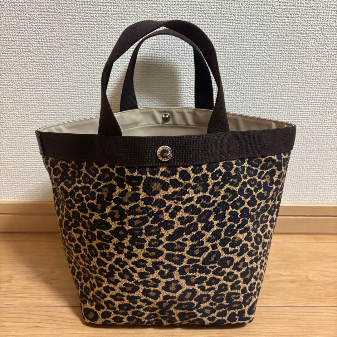 極美品◉エルベシャプリエ◉707Fパンサー◉舟型トートM◉レオパード◉ヒョウ柄