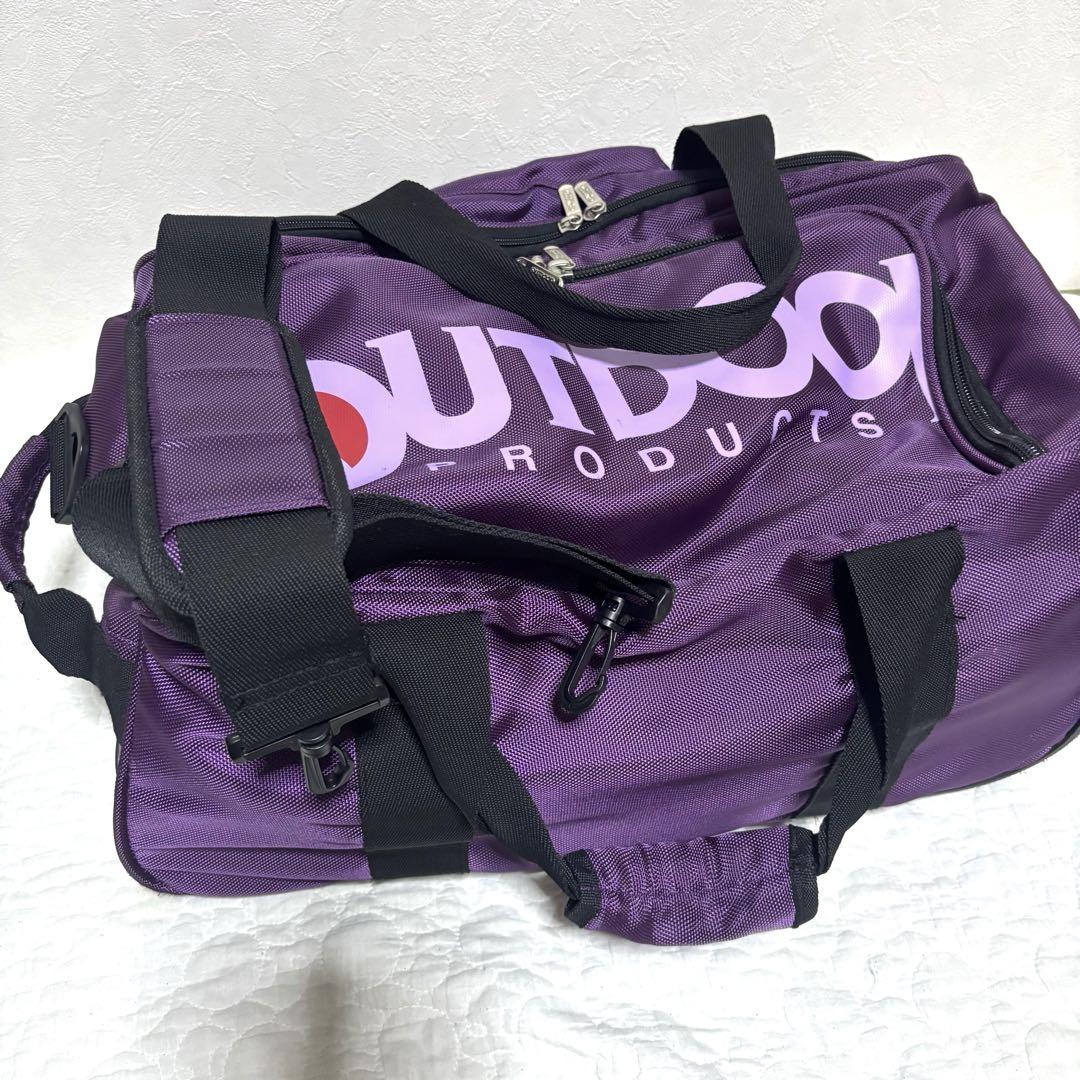希少】 OUTDOOR アウトドア 3way ボストン キャリーケース 紫