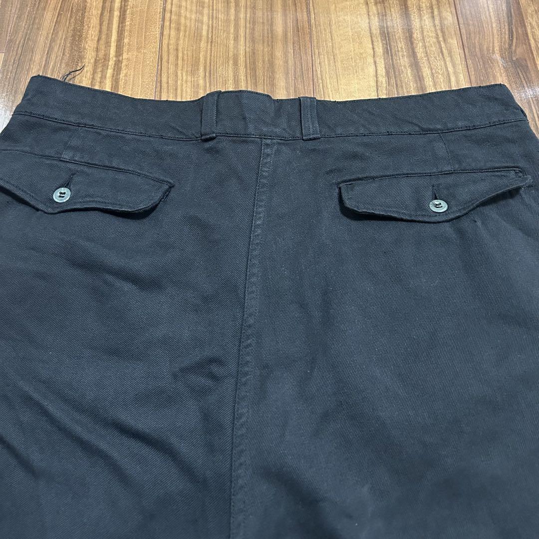 【美品】50-60s フランス軍M52 チノショーツ ブラック