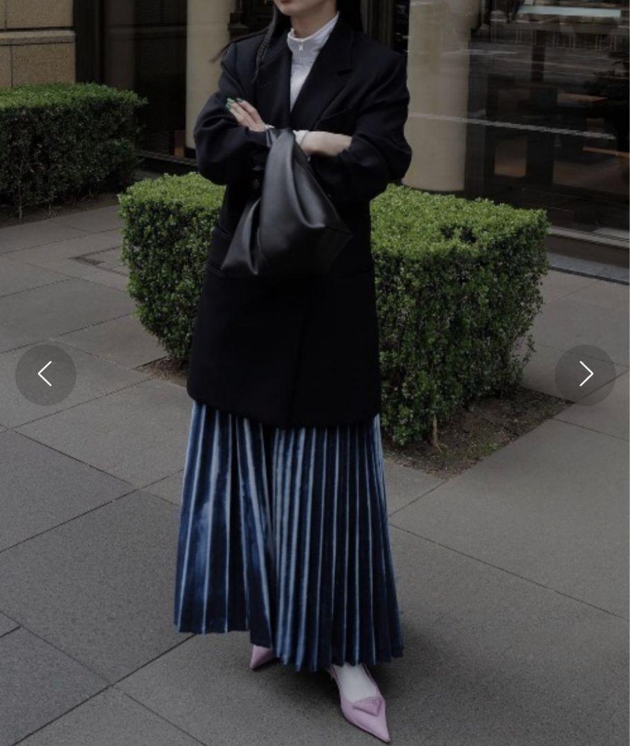 Ameri UNEVEN DYEING PLEATS SKIRT