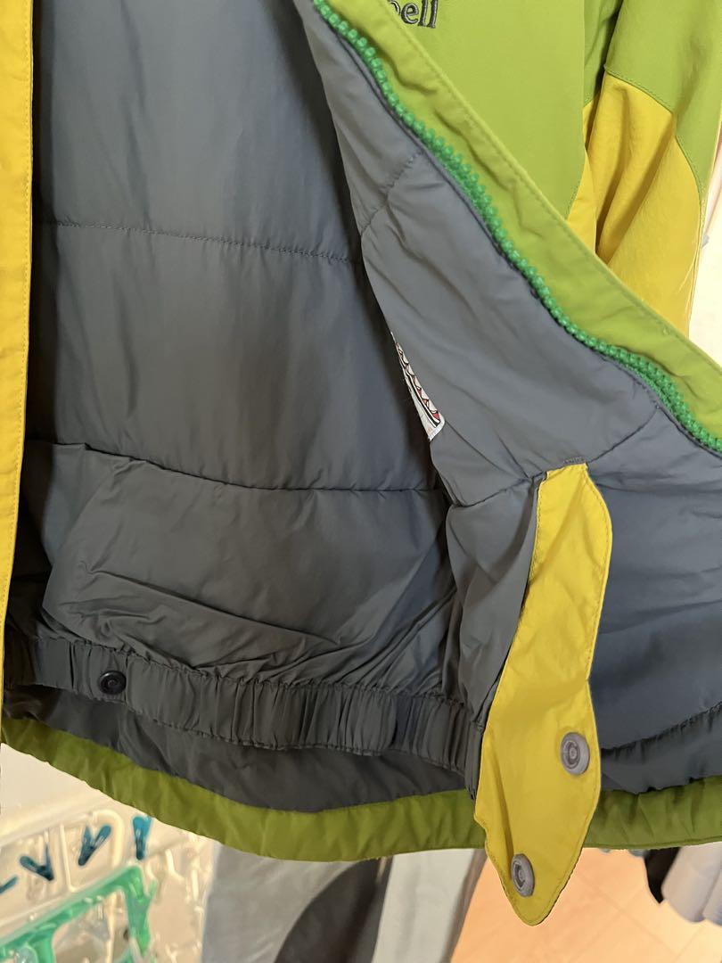 中古　mont-bell モンベル　スノーウェア 上下セット 130 雪遊び