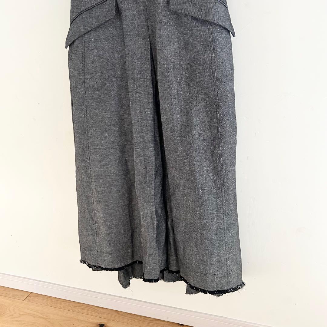 一点物 styling kei shirahataオープンバックリネンドレスM styling