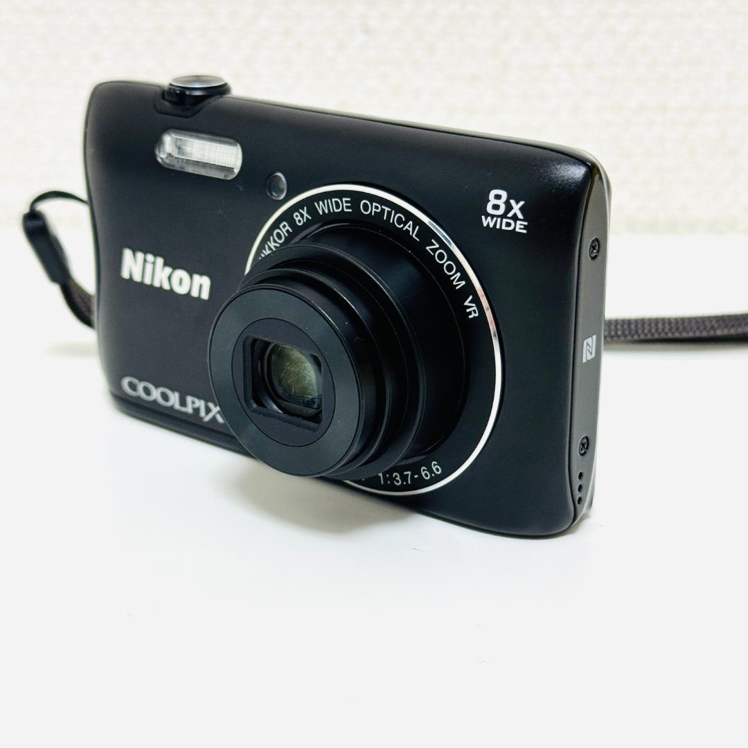 Nikon COOLPIX S3700 BK ブラック 黒 ニコン デジカメ Nikon COOLPIX S3700 BK ブラック 黒 ニコン デジカメ