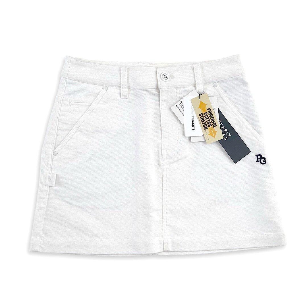 73※パーリーゲイツ 定価26400円 ハイパワーストレッチスカート 白 0