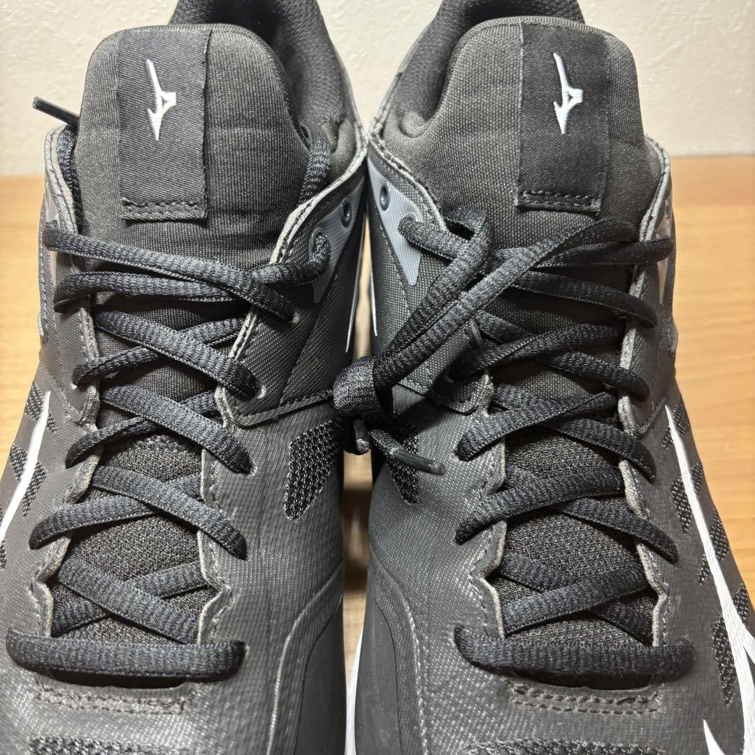 【美品】Mizuno ミズノ　バレーボールシューズ　ブラック　27.5