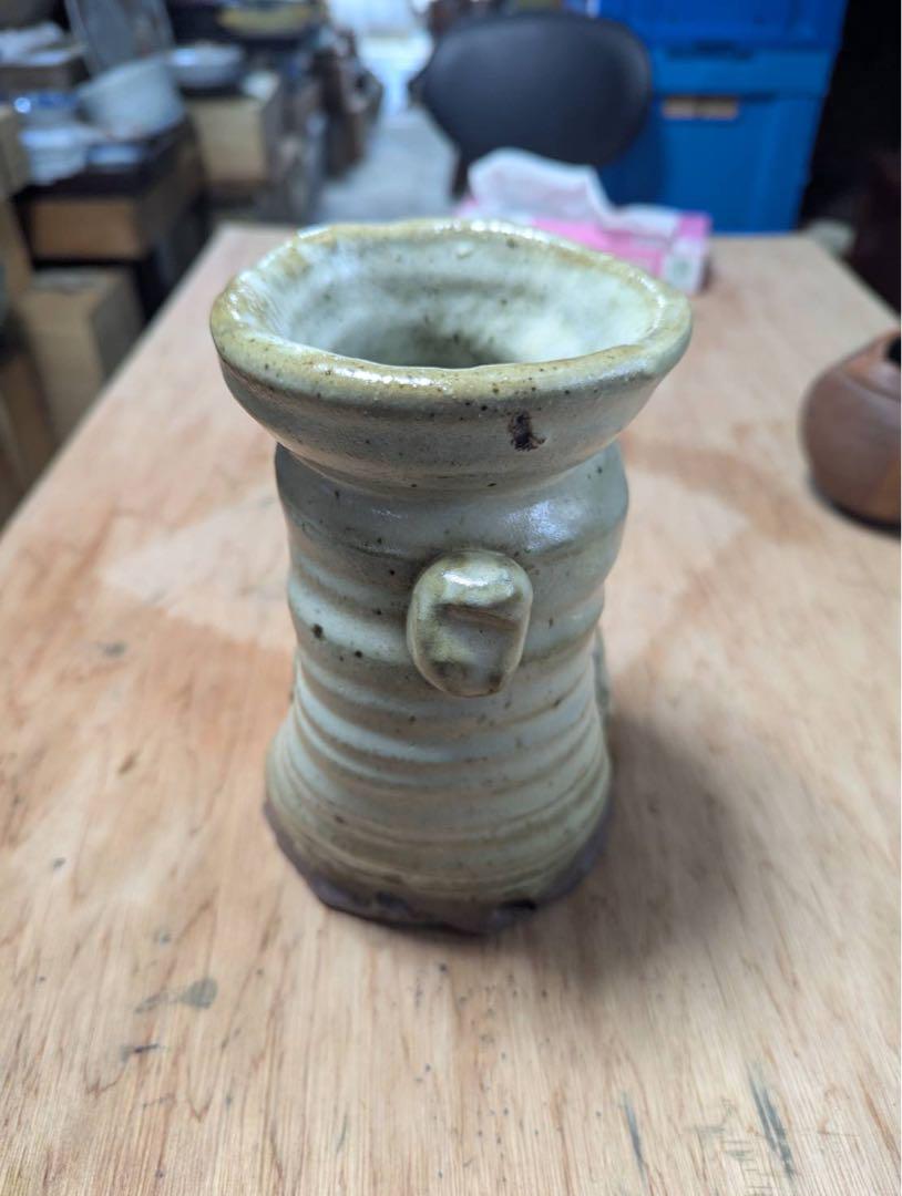 96 耳付　花器　陶器