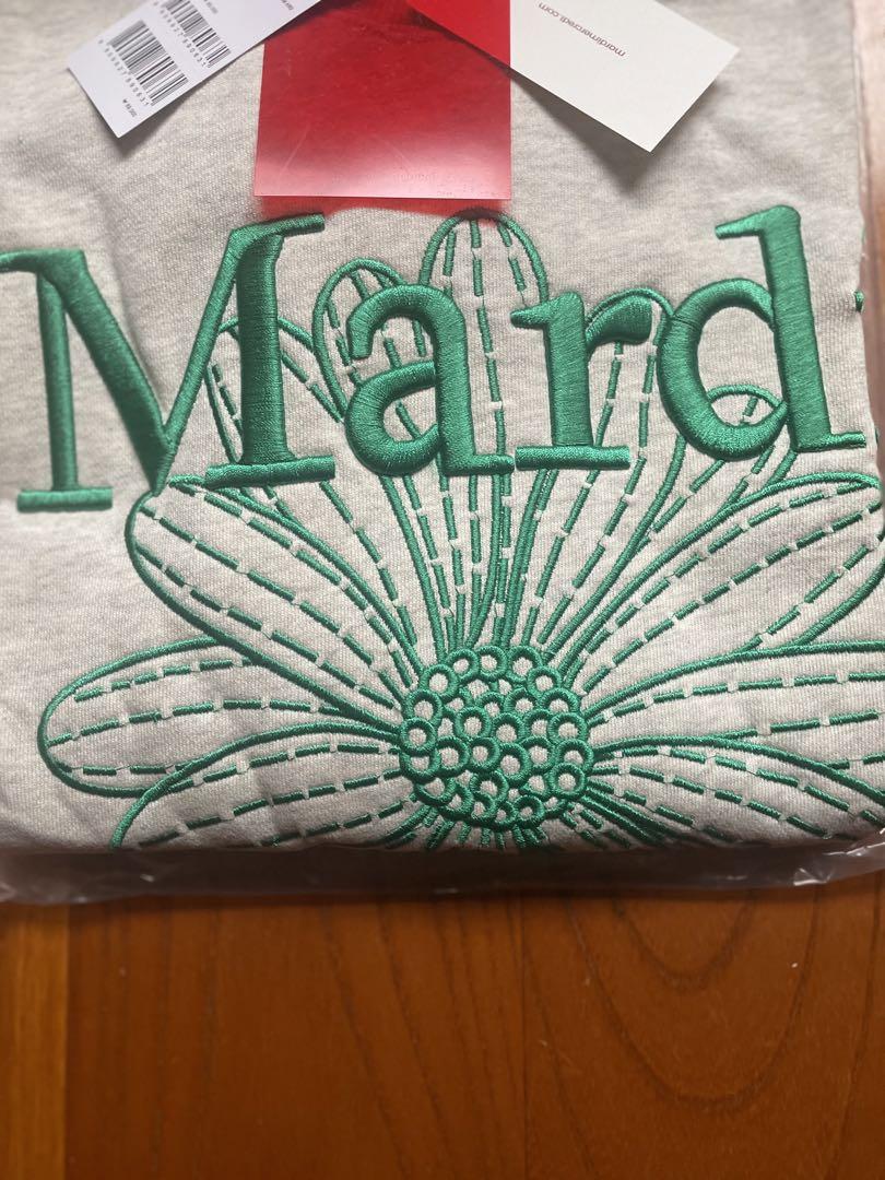 Mardi Mercredi マルディメクルディ刺繍スウェット グリーン