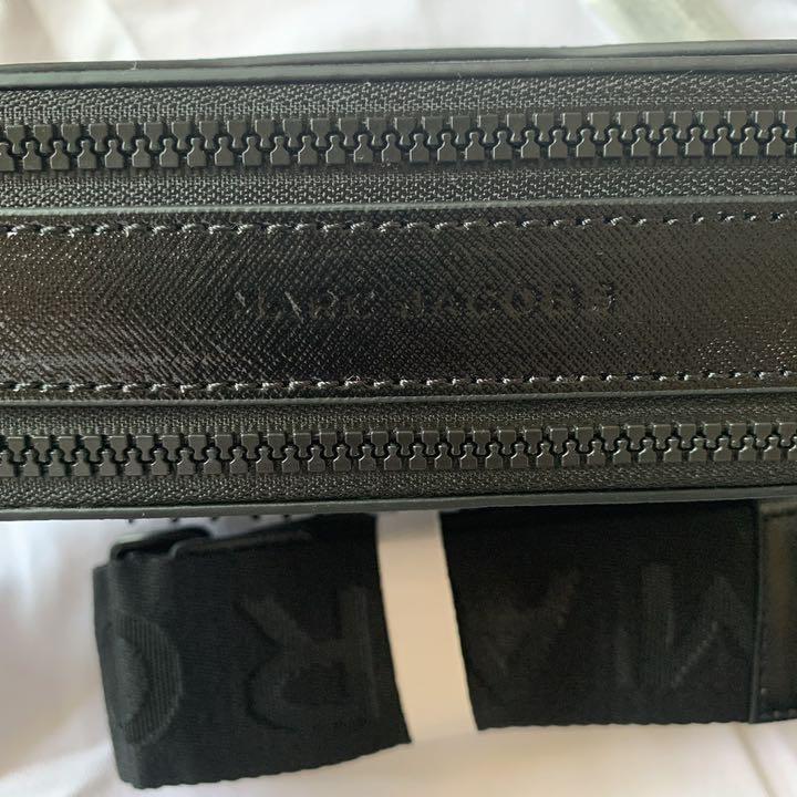 通販人気 黒×黒♥MARC JACOBS スナップショット ショルダーバッグ DTM NX5Yx-m42590322699 人気安い