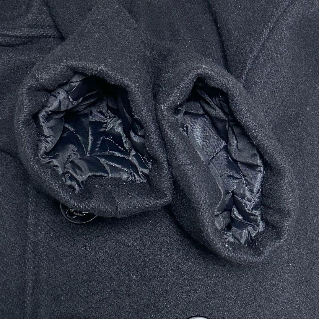 ショット Schott ピーコート 黒 ブラック 38 M 中綿 キルティング
