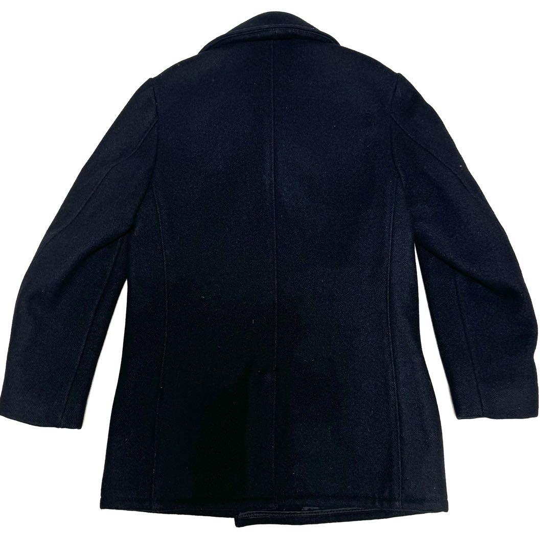 ショット Schott ピーコート 黒 ブラック 38 M 中綿 キルティング