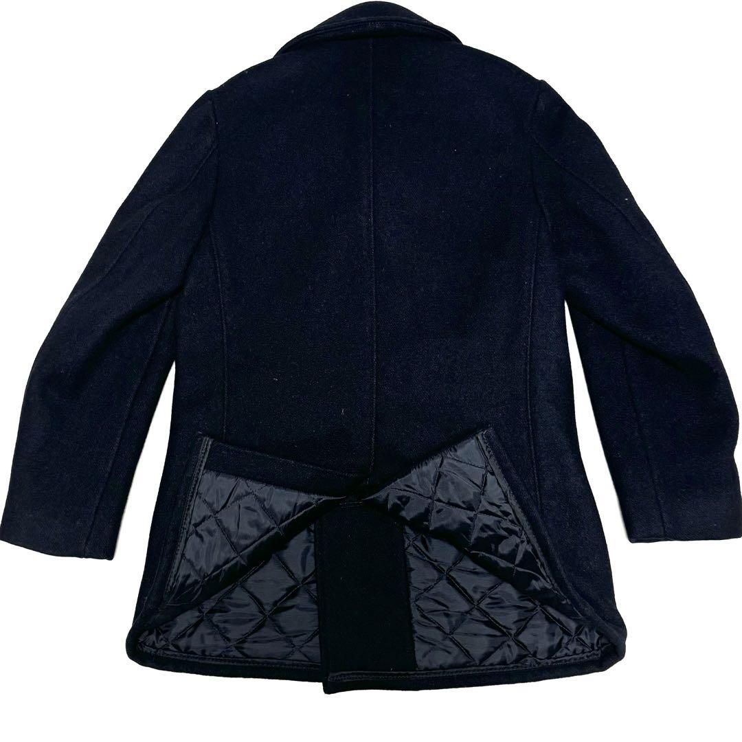 ショット Schott ピーコート 黒 ブラック 38 M 中綿 キルティング