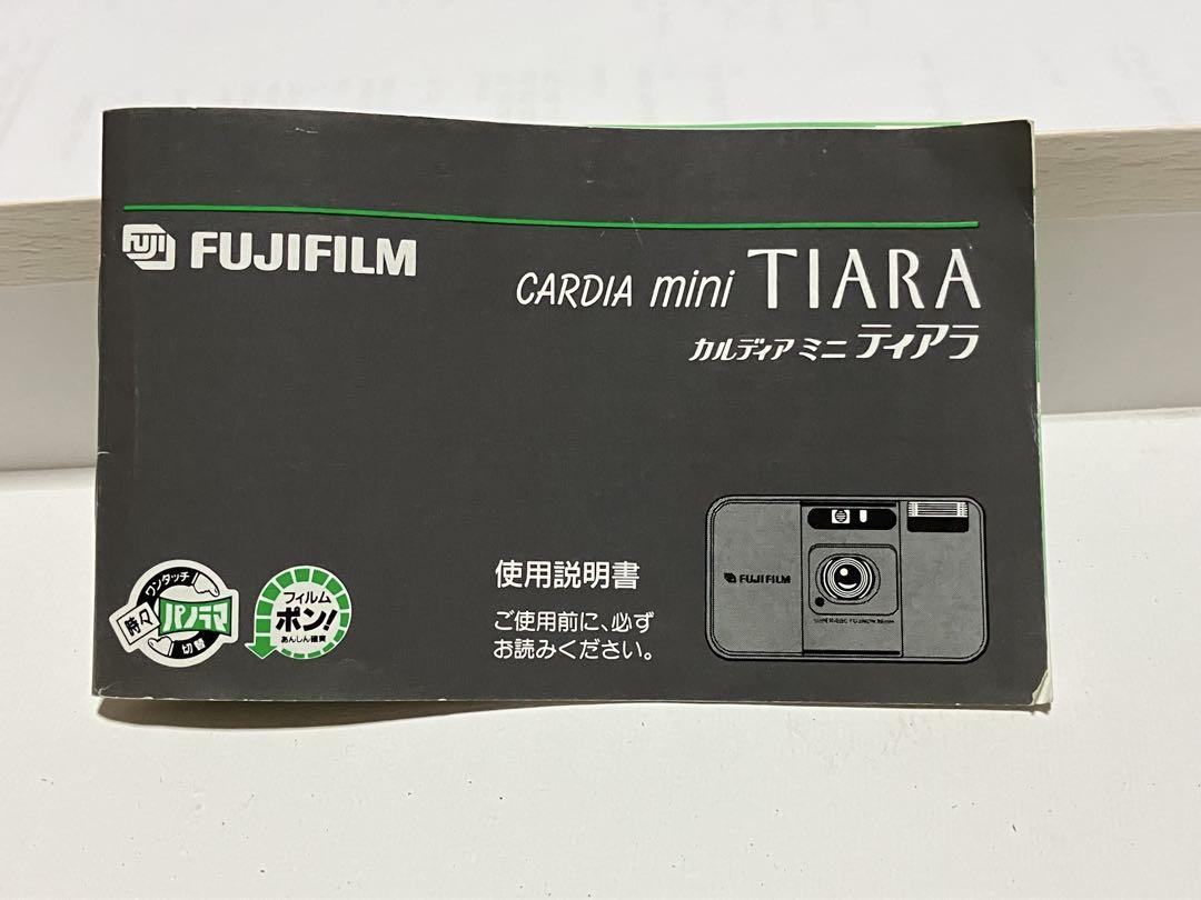 富士フイルム　CARDIA mini TIARA 取説付き