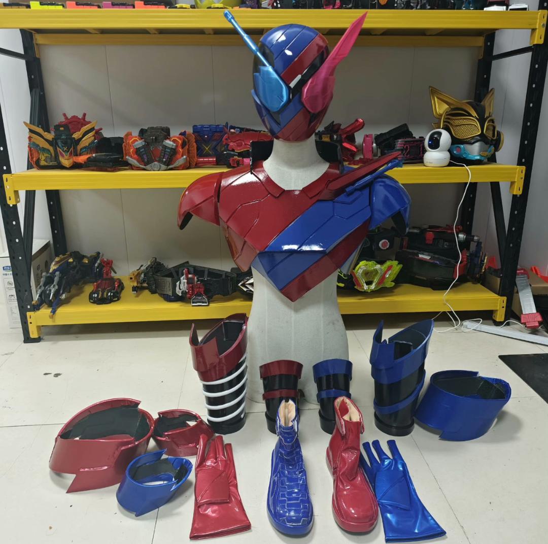 【未塗装・素体】仮面ライダークウガ コスプレ用アーマーセット／未塗装品 仮面ライダー用 コスプレ未塗装スーツ 一式セット 1/1スケール