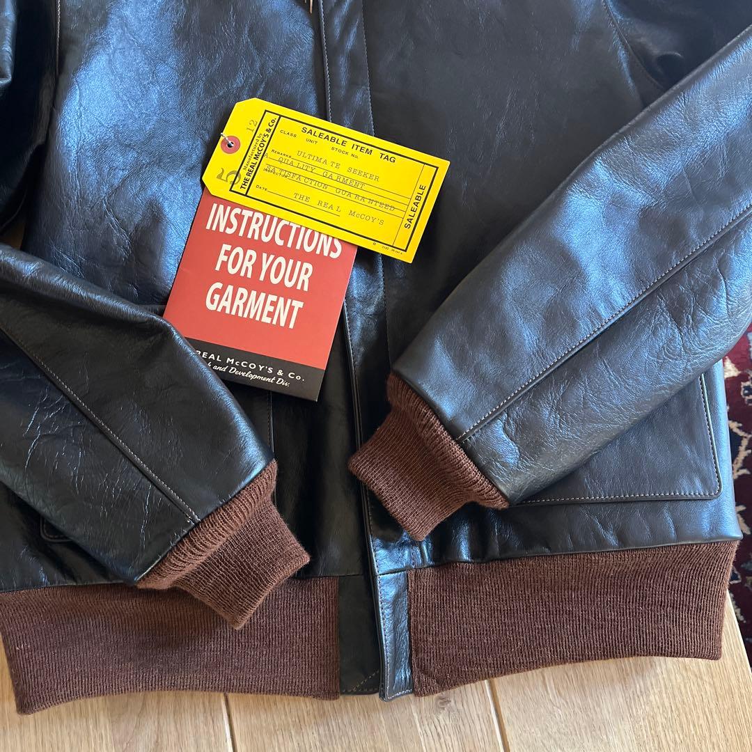 REAL McCOY TYPE A-2 レザージャケット 40 - メルカリ REAL McCOY TYPE A-2 レザージャケット 40 - メルカリ