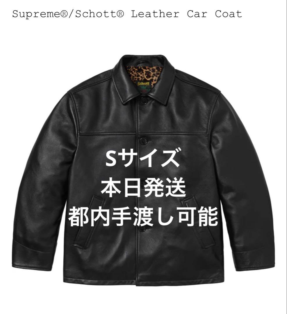 ジャケット・アウター Supreme Schott Leather Car Coat S