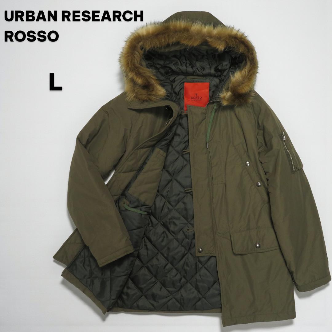 URBAN RESEARCH ROSSO ミリタリー モッズコート L カーキL・URBAN RESEARCH ROSSO