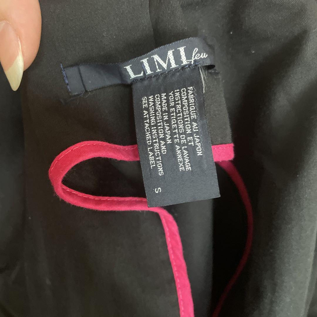 LIMI feu 日本製 ワンピース 変形 襟付き リミフゥ ヨウジ
