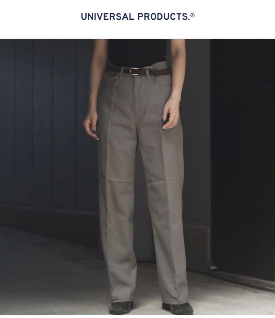 定価26400円 UNIVERSAL PRODUCTS ストレートプレスドパンツ