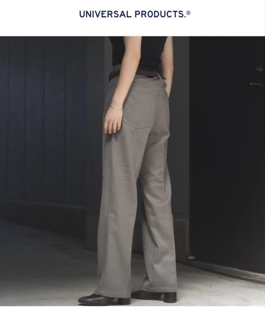 定価26400円 UNIVERSAL PRODUCTS ストレートプレスドパンツ