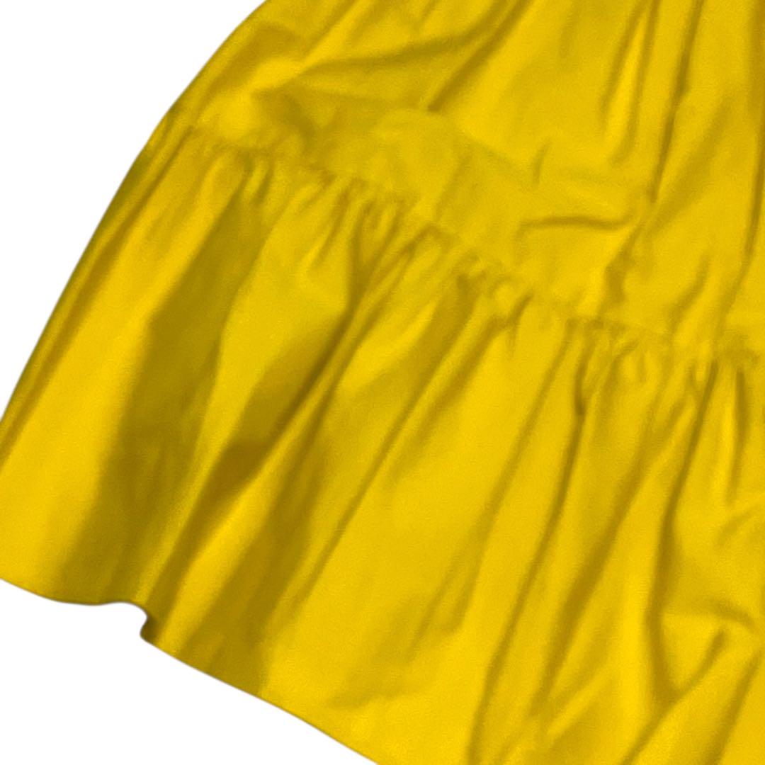 美品 RED VALENTINO ワンピース イエロー フラワーモチーフ 春夏