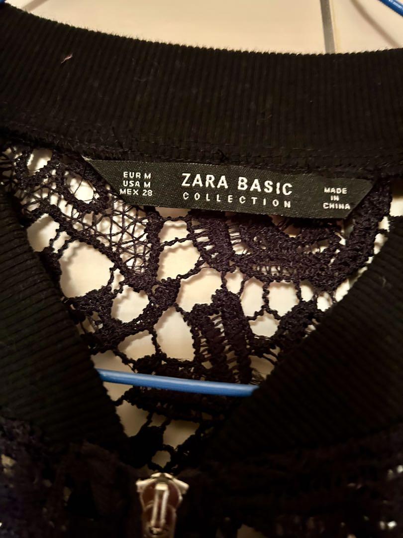ZARA BASIC ザラ ベーシック 花柄レース ブルゾン/ジャケット 未使用