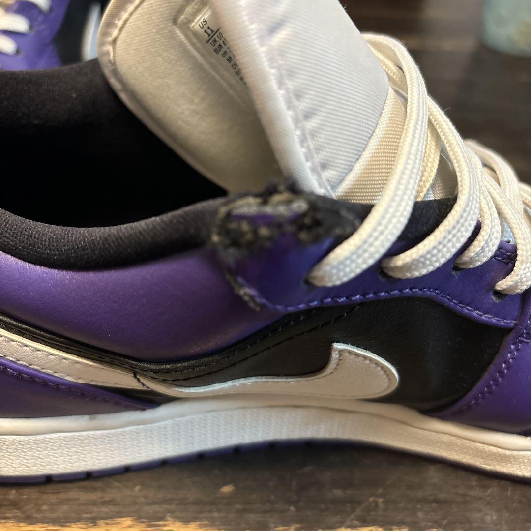 Nike Air Jordan 1 紫/黒/白 メンズ バスケットボールシューズ