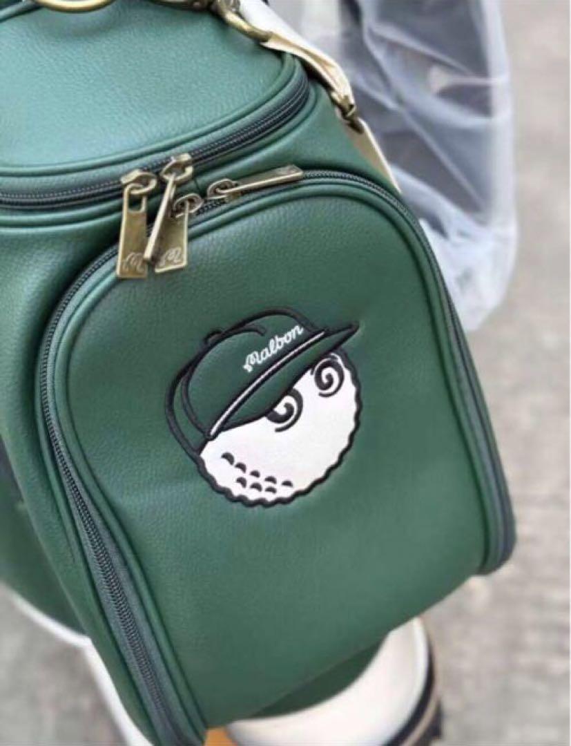 Malbon golf マルボン ゴルフ キャディバック スタンド式 グリーン