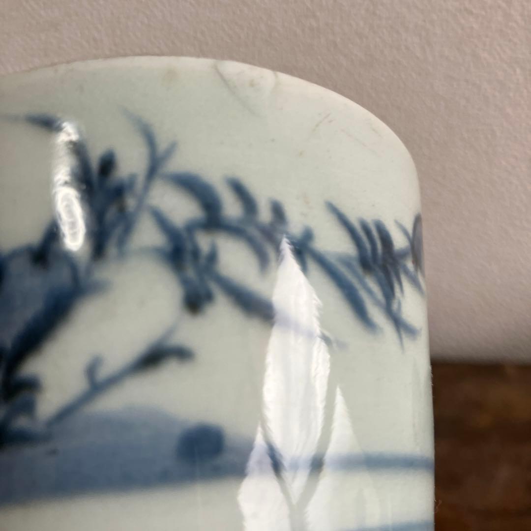 古伊万里 蕎麦猪口 向付 古道具.江戸時代.明治蕎麦猪口.骨董品