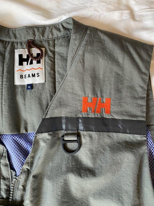 最新作新作 HELLY アングラーベスト XL t9mkL-m42613142394 HANSEN×BEAMS別注 定番通販