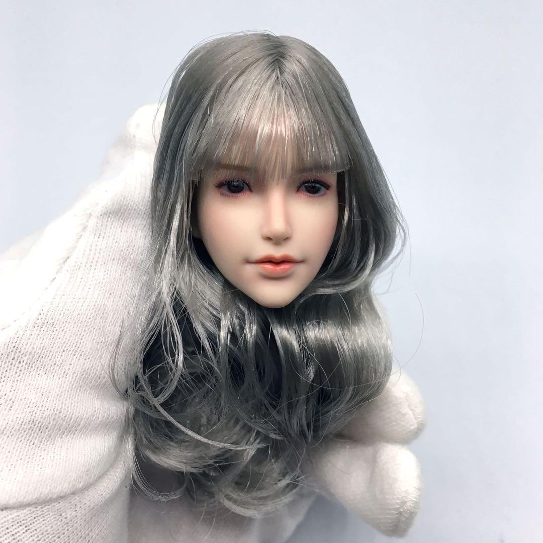 B231 1/6 フィギュア用 ヘッド 植毛タイプ アクセサリー 交換用