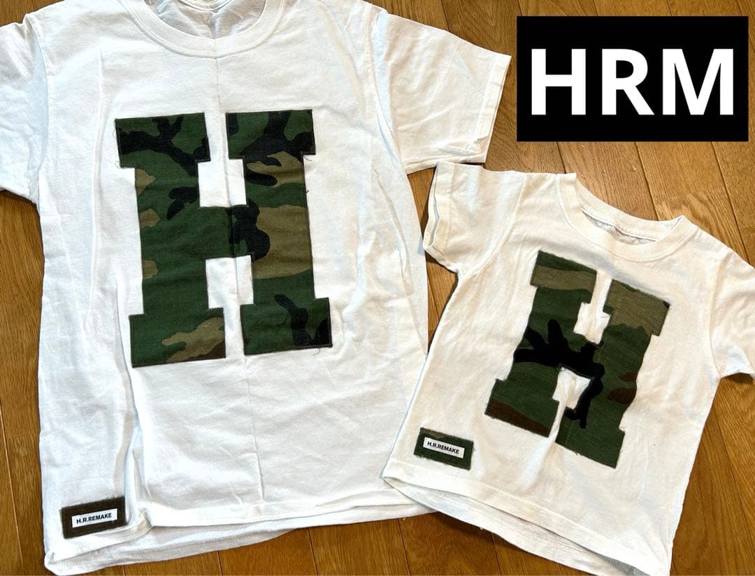 ハリウッドランチマーケット　Tシャツ　親子リンクコーデ　ロゴT 夏服