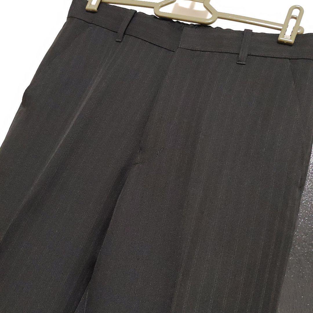 美品 キャット 黒系フォーマルスーツセット 150 卒業 白シャツ コムサイズム