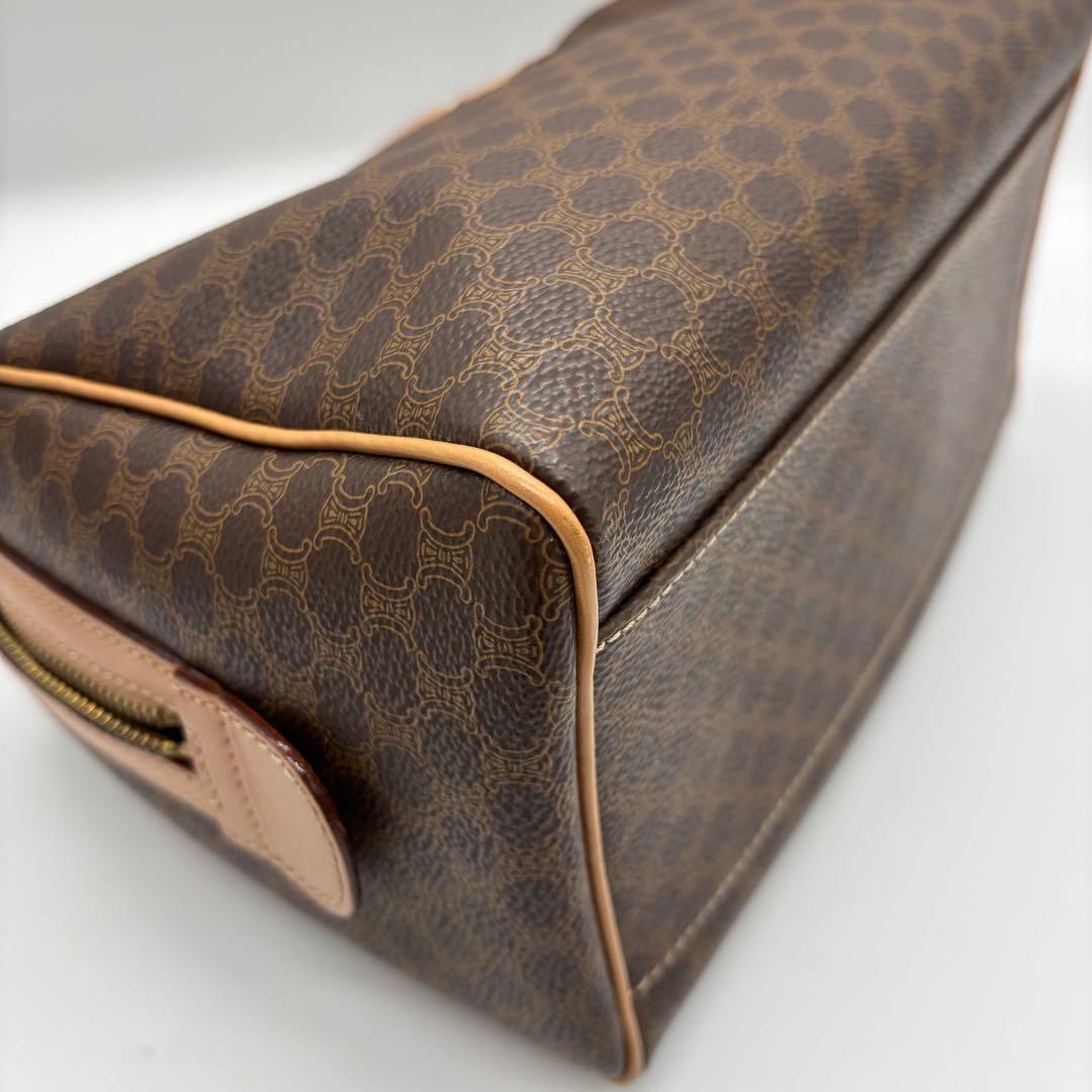 【美品】CELINE セリーヌ マカダム ミニボストンバッグ M161