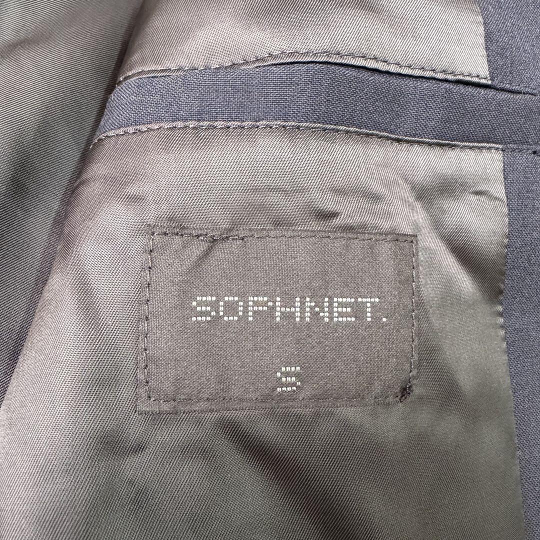 SOPHNET テーラードジャケット 紺ブレ 金ボタン 春夏