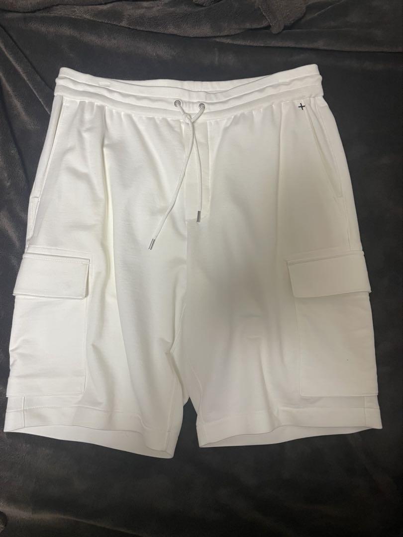 ＋CLOTHET Smooth Terry カーゴショートパンツ白