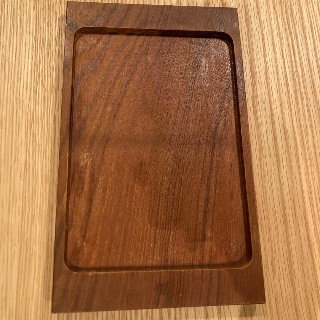 倉庫倉庫チークトレイ ガラス皿2枚付き 食器 | purcellcom.com