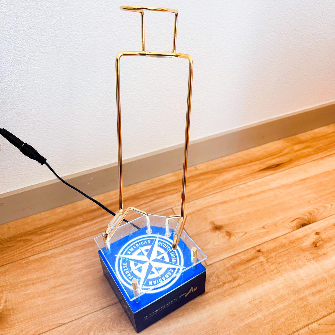 【超希少】　碧ディスプレイ用　電飾台　サントリー　ウィスキー　AO 碧　一本