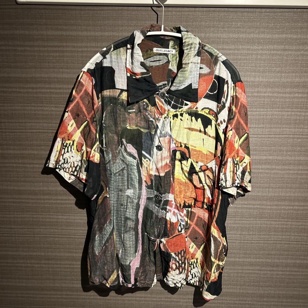 トップス SHORT SLEEVE SQUARE SHIRT, Peace Crowd