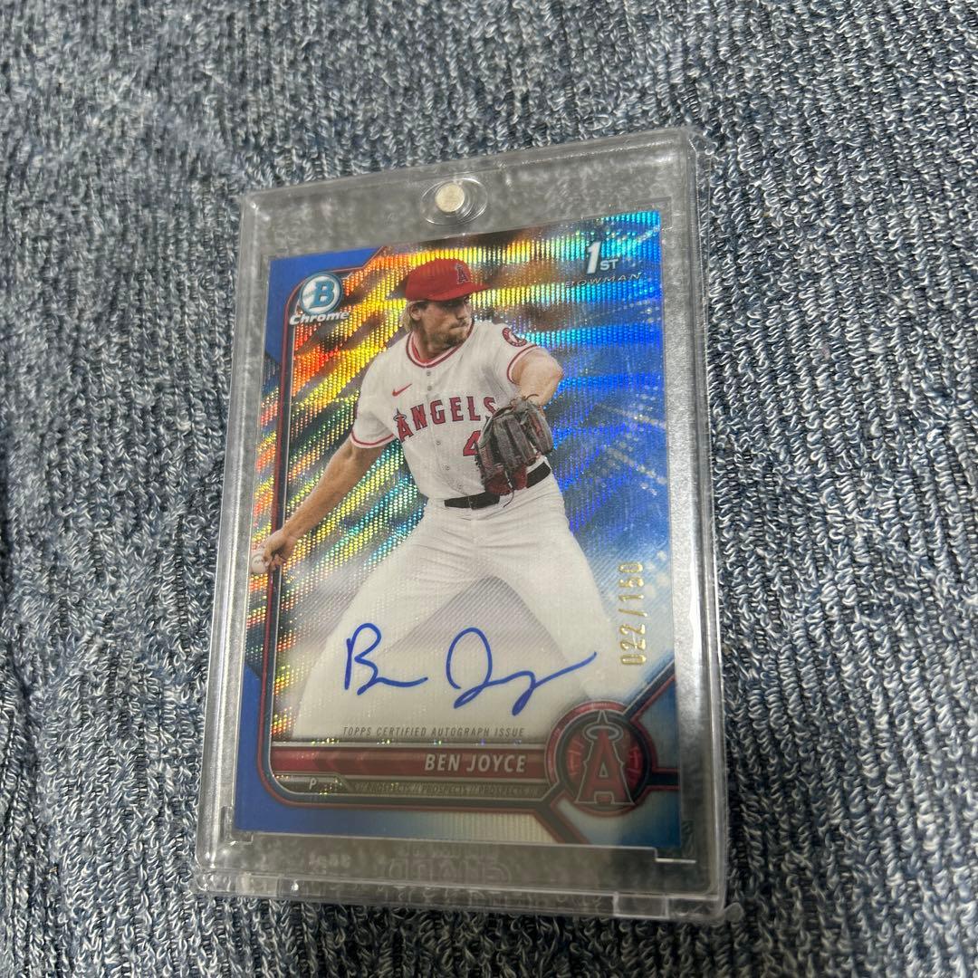 Topps bowman draft 2025 Ben Joyce 直筆サイン目立った傷や汚れなし