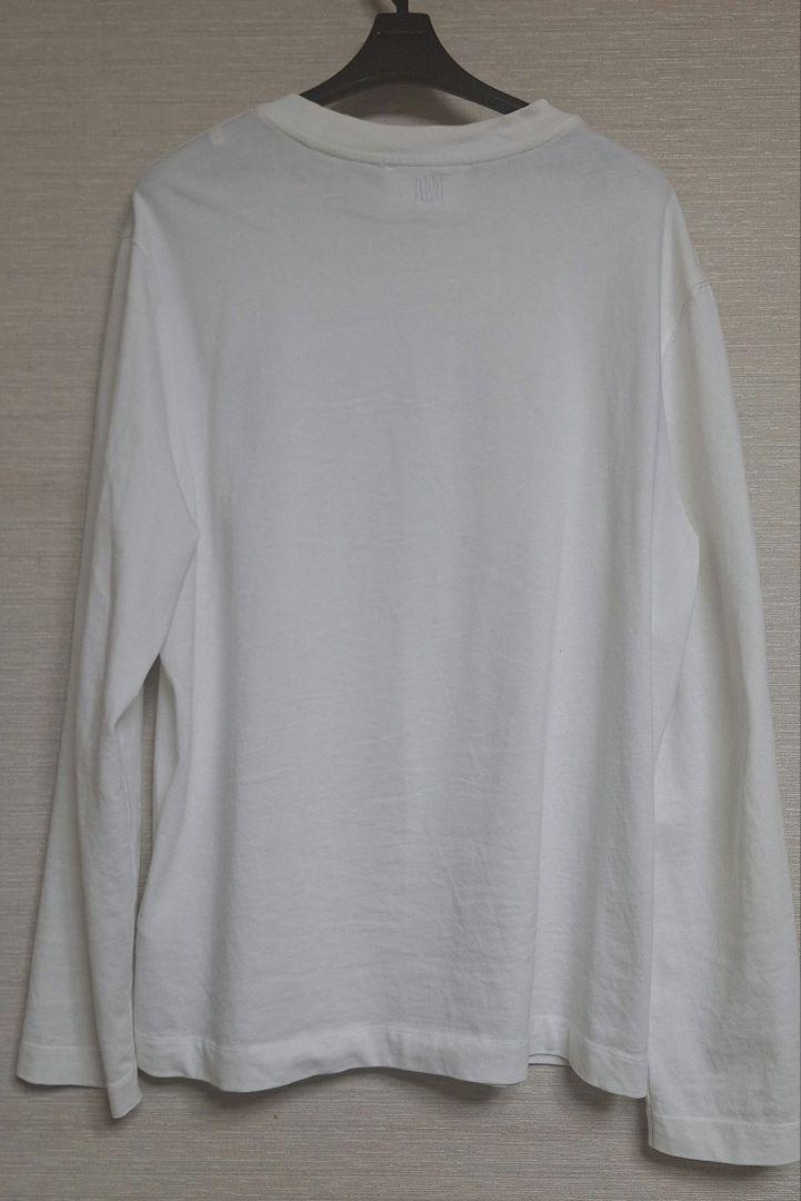 【出品今週末まで】amiparis ホワイト 長袖カットソー
