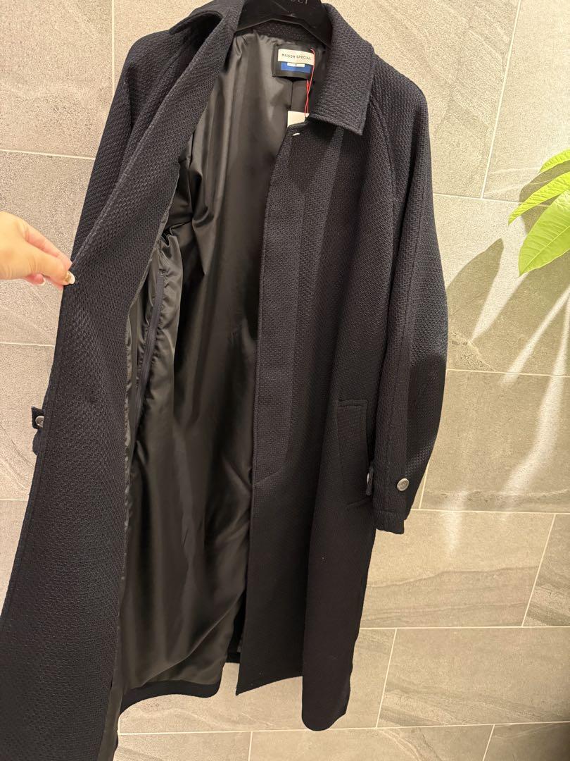 MAISON SPECIAL ミックスツイード ロングコート ユニセックス