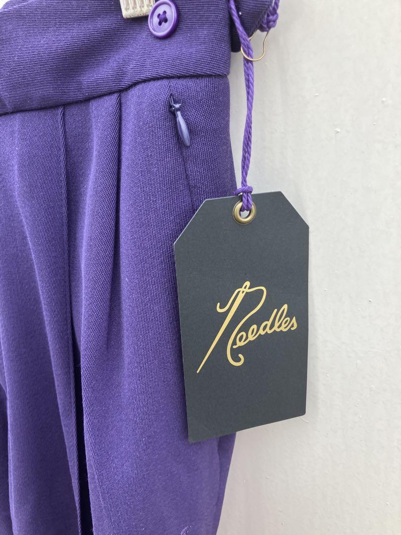 パンツ needles TUCKED SIDE TAB TROUSER PURPLE