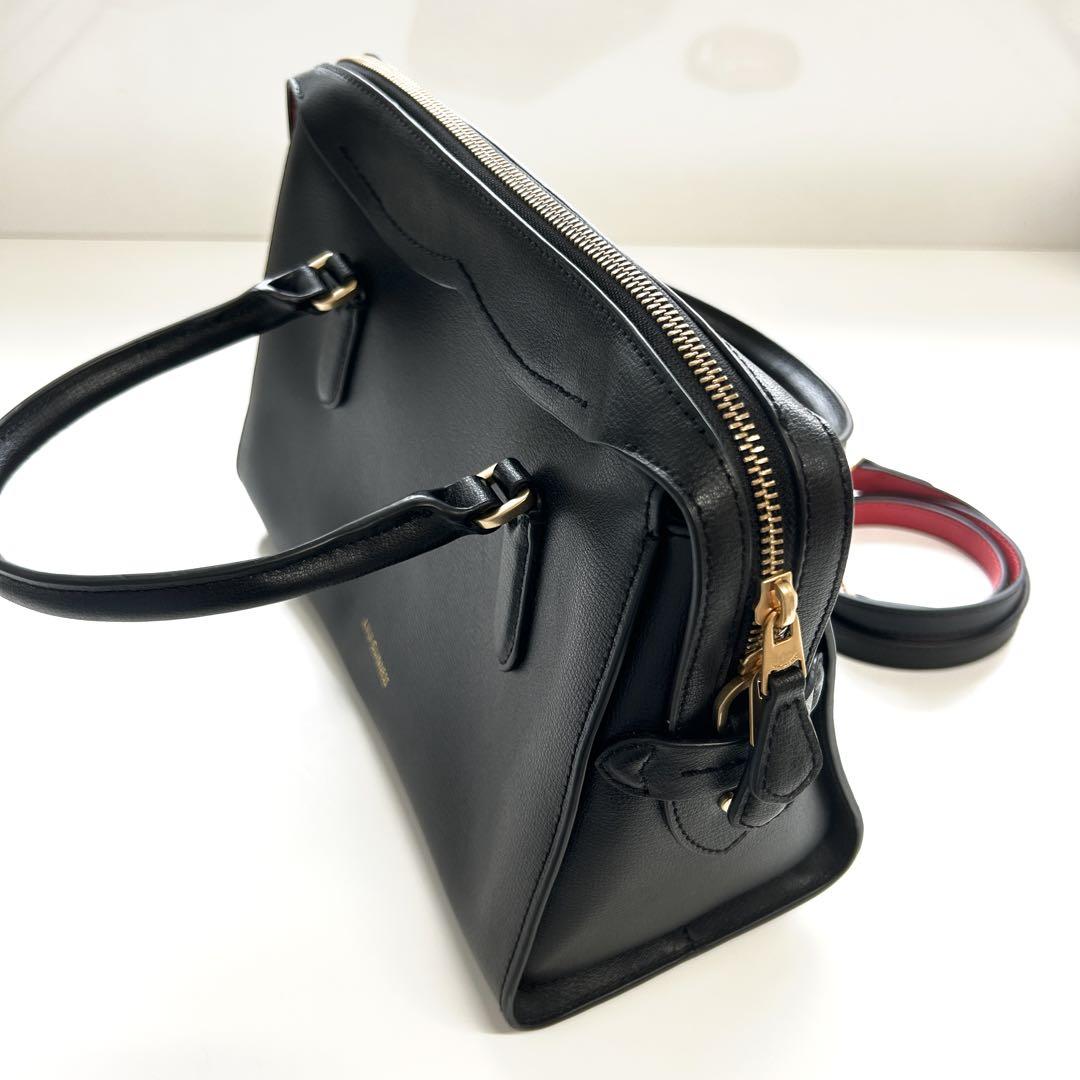 美品！Lulu Guinness ルルギネス　ショルダーバッグ　ハンドバッグ　黒