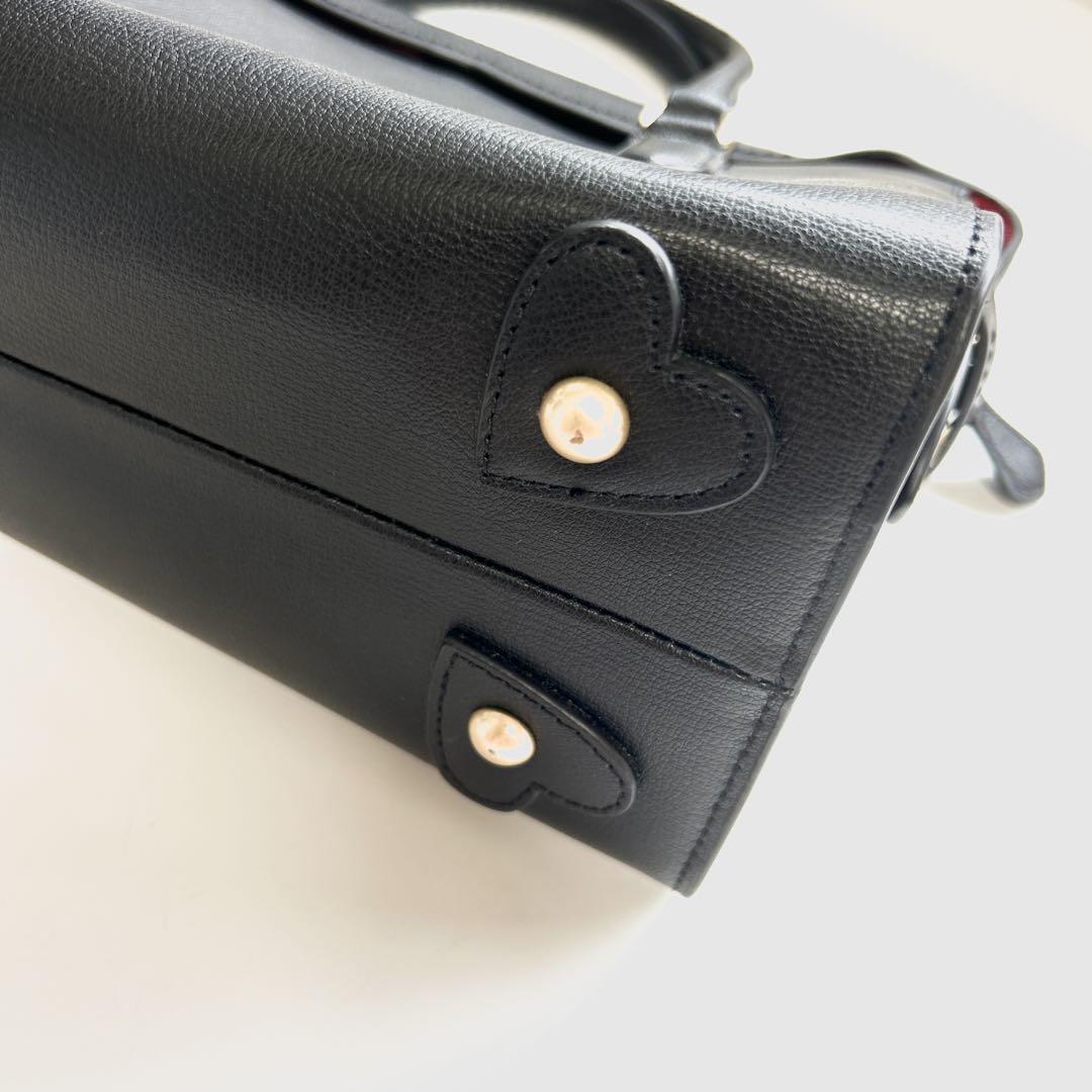 美品！Lulu Guinness ルルギネス　ショルダーバッグ　ハンドバッグ　黒