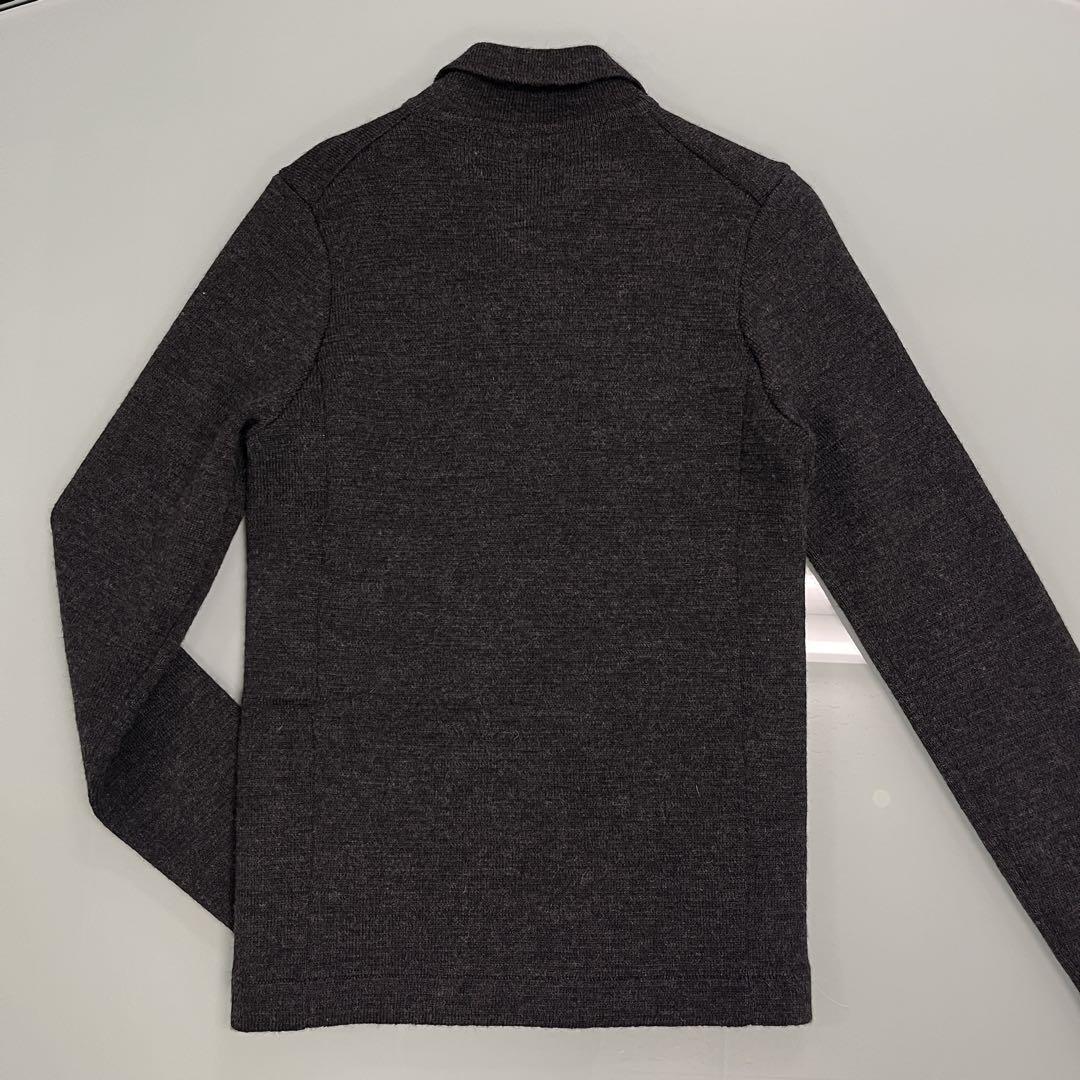 GUCCI ニットジャケット ニットカーディガン ダークグレー Sサイズ