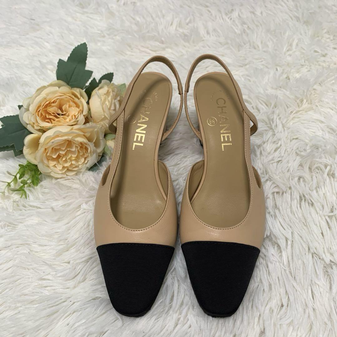 CHANEL シャネル スリングバック シューズ