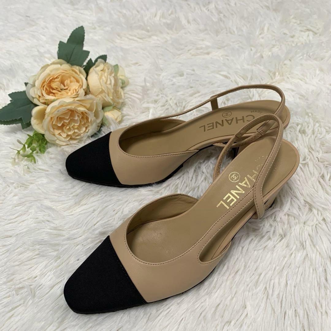 CHANEL シャネル スリングバック シューズ