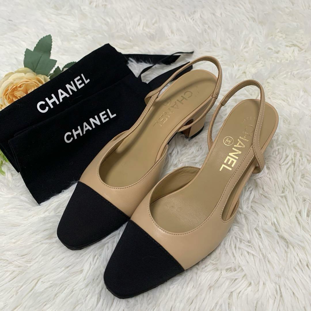 CHANEL シャネル スリングバック シューズ