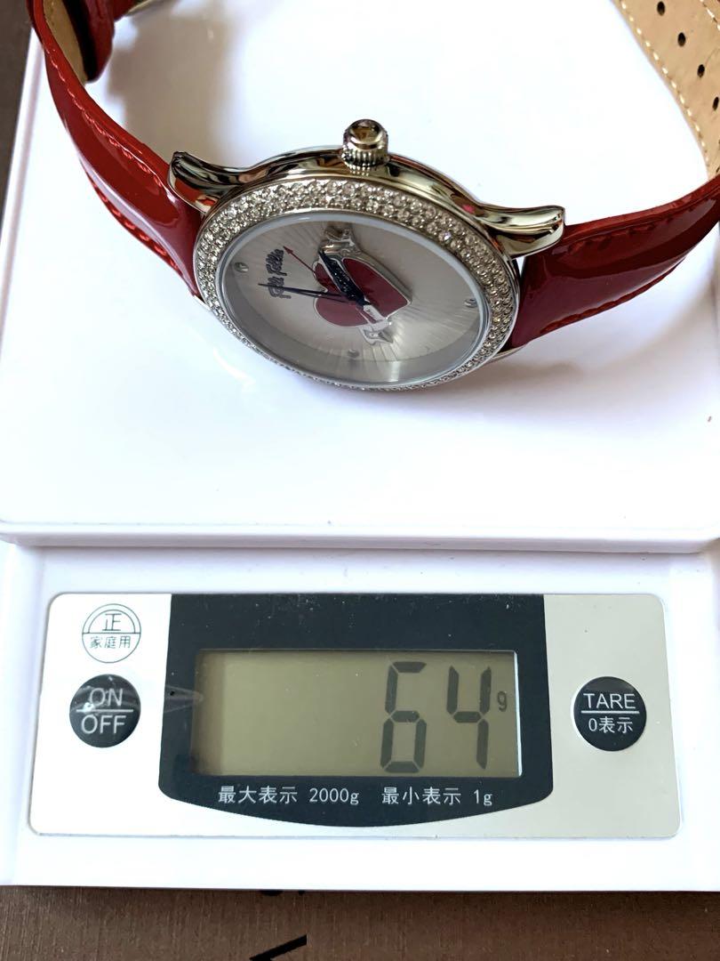 【新品】【稼働中】 Folli Follie ハートデザイン 腕時計 電池交換済